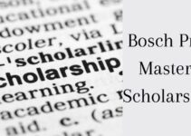 The Bosch Pre-Masters Scholarship will be awarded in Germany in 2021