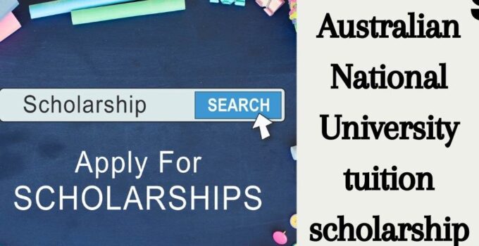 Australian National University tuition scholarship 2021