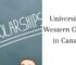International Scholarships at the University of Western Ontario in Canada.