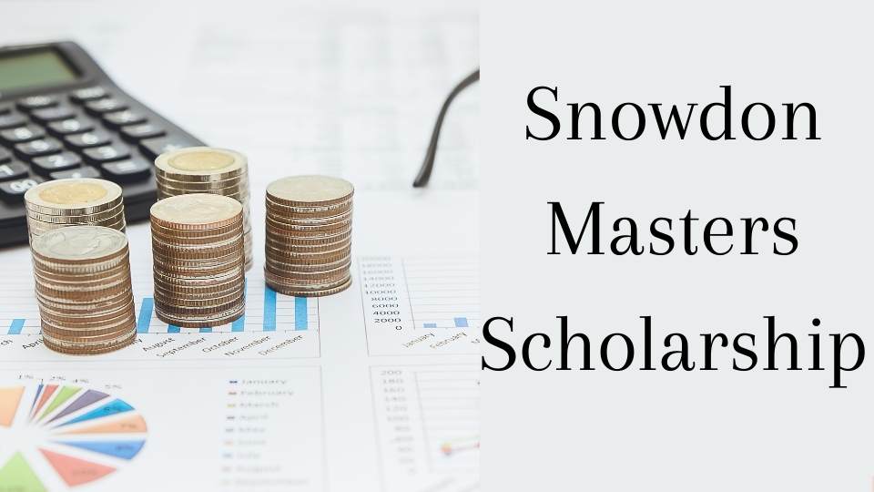 Snowdon Masters Scholarship