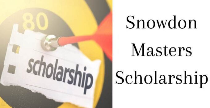 Snowdon Masters Scholarship will be available in the United Kingdom